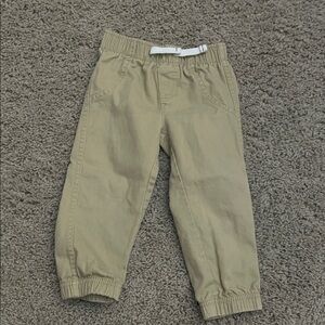 Little Rebels Tan Elastic Waist Jogger Pants